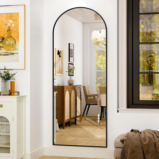 26" x 71" Full Length Mirror - Aluminum Alloy Frame Full Body Mirror