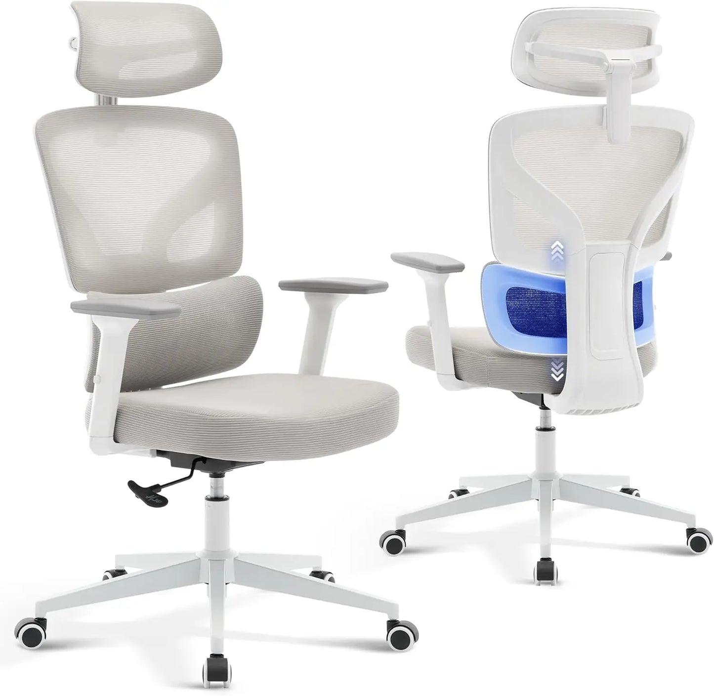 Ergonomic Computer Office / Gaming Chair with Adjustable Lumbar Support,