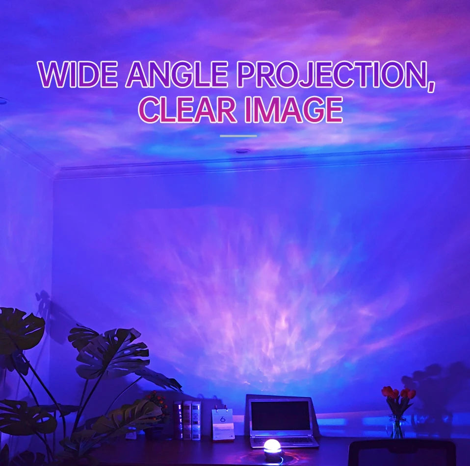 LED Galaxy Projector Night Light with Remote Control