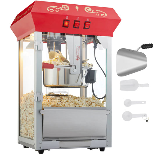 Electric Popcorn Maker with Scoop Spoon
