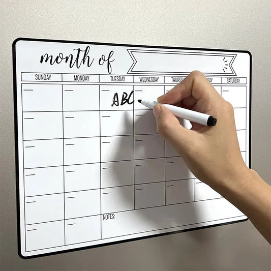 Magnetic Whiteboard Dry Erase Weekly Planner with Marker