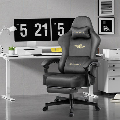 Big and Tall Gaming Chair 350Lbs with Pocket Spring Cushion