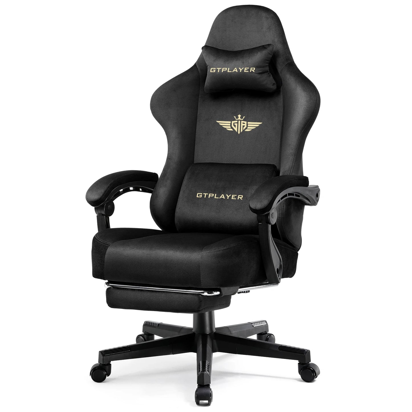 Big and Tall Gaming Chair 350Lbs with Pocket Spring Cushion