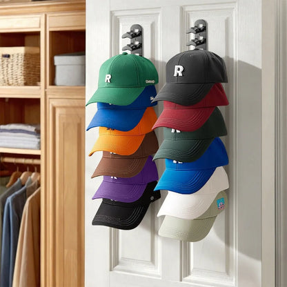 Multi-Layer wall mounted Hat Rack for Baseball Caps.