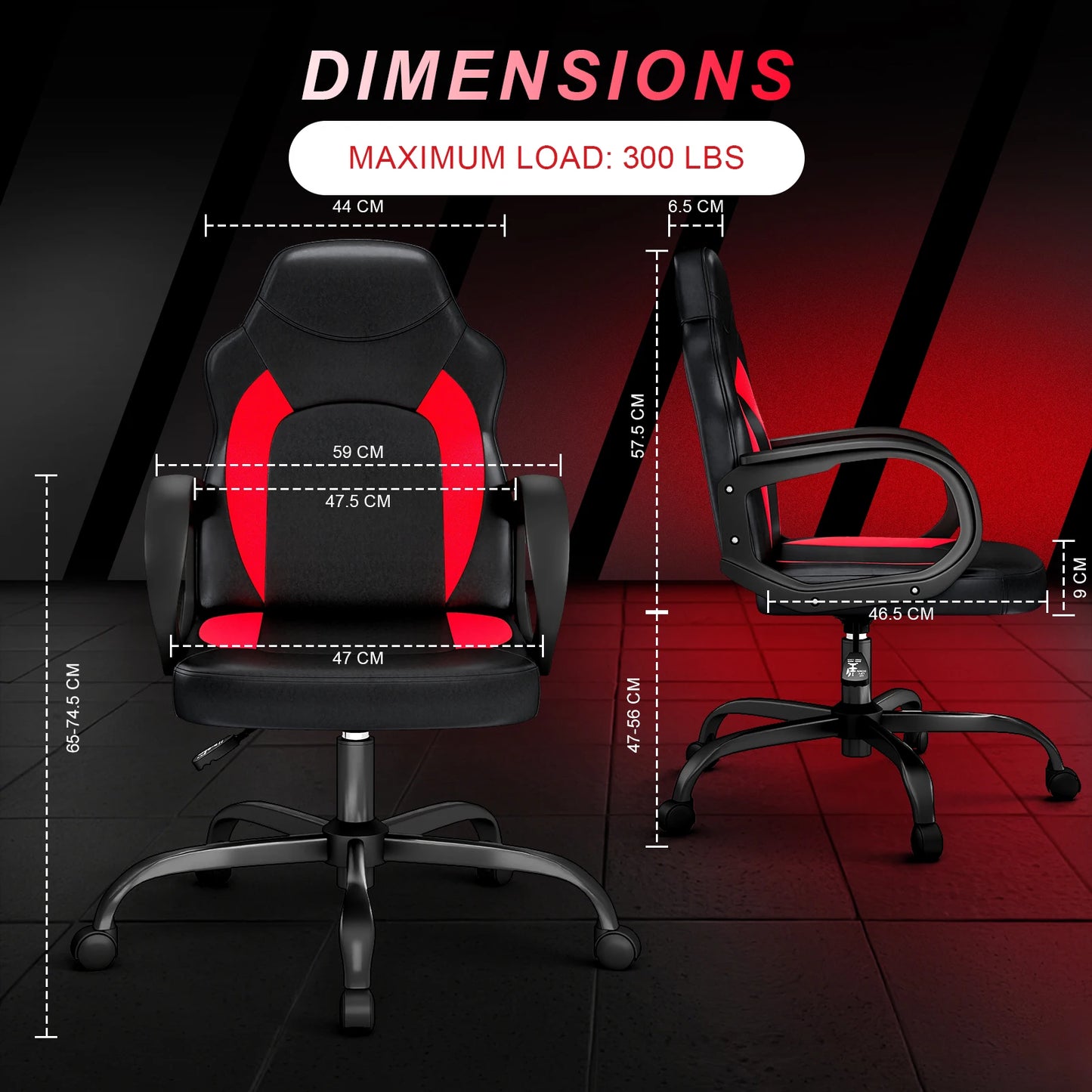 Adjustable Swiveling Leather Ergonomic Gaming Chair