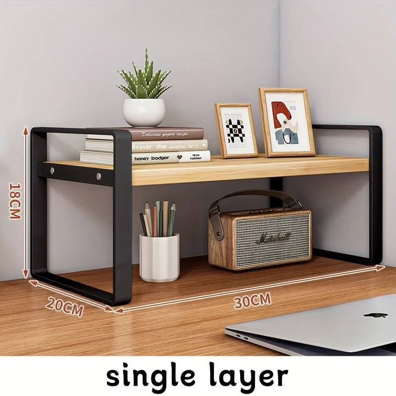 Iron Minimalist Multi-Tier Shelving Unit
