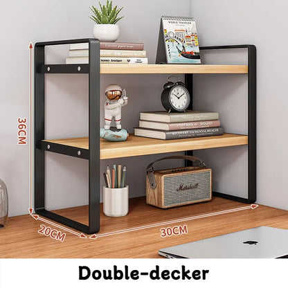 Iron Minimalist Multi-Tier Shelving Unit