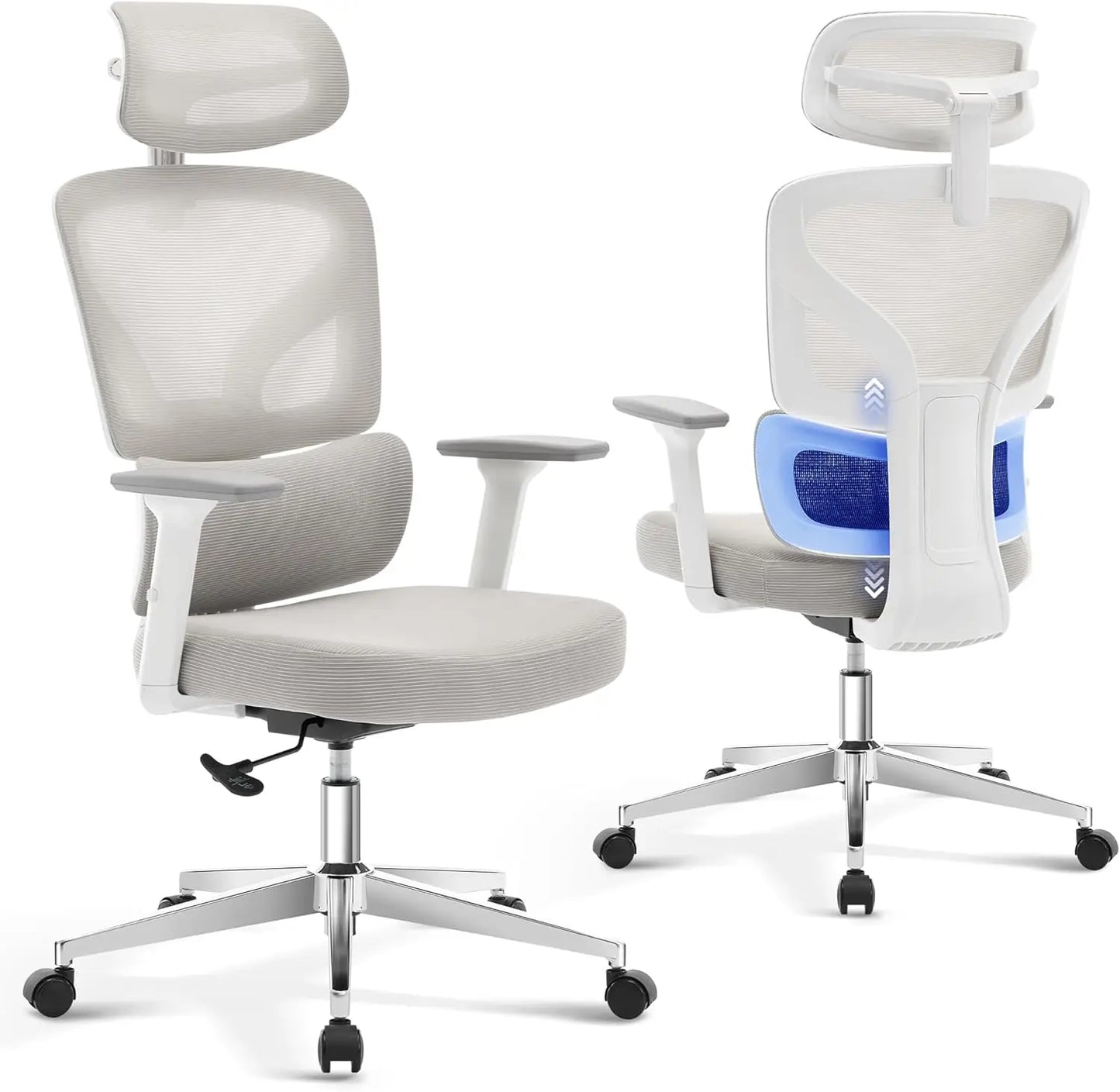 Ergonomic Computer Office / Gaming Chair with Adjustable Lumbar Support,