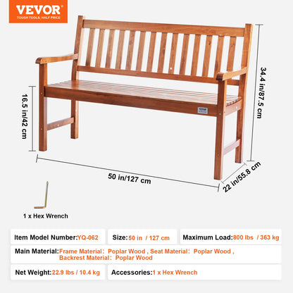 Metal Outdoor Park / Garden Bench