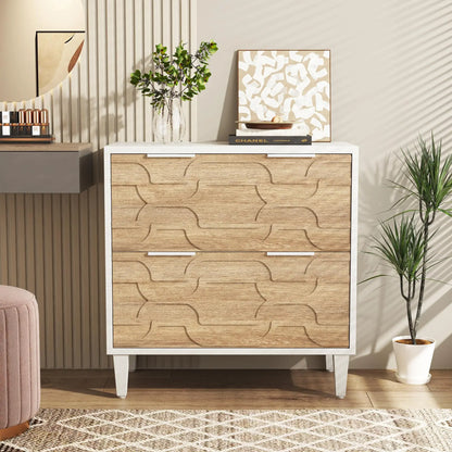 2-Drawer Lateral Filing Cabinet for A4/Letter/Legal Size