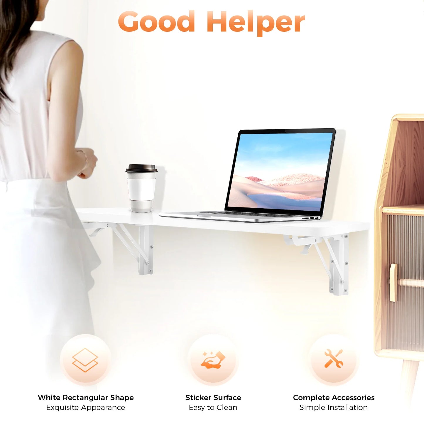 Wall Mounted Floating Home/Office Table