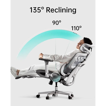 Big and Tall Ergonomic Office Chair with 3D Adjustable Armrests Adjustable Lumbar Support and High Back,