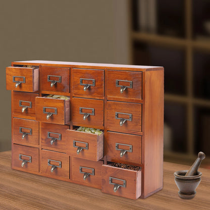 Apothecary Cabinet with 16 Drawers