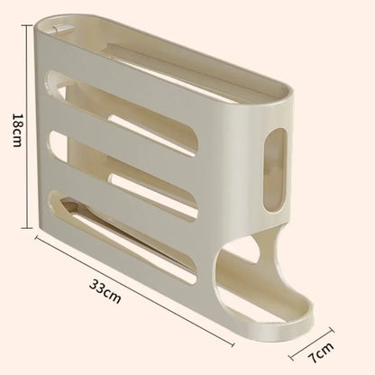 4 Layer Automatic Rolling Egg Holder Rack