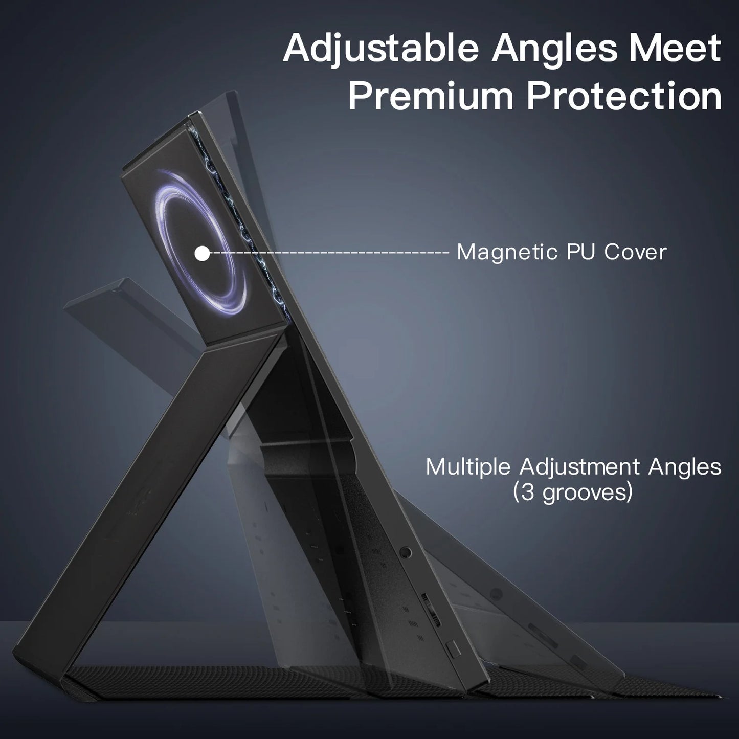 15.6 inch Portable Monitor for Laptop, Second Computer Screen with HDR