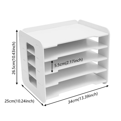 Office Desk Letter File Organizer