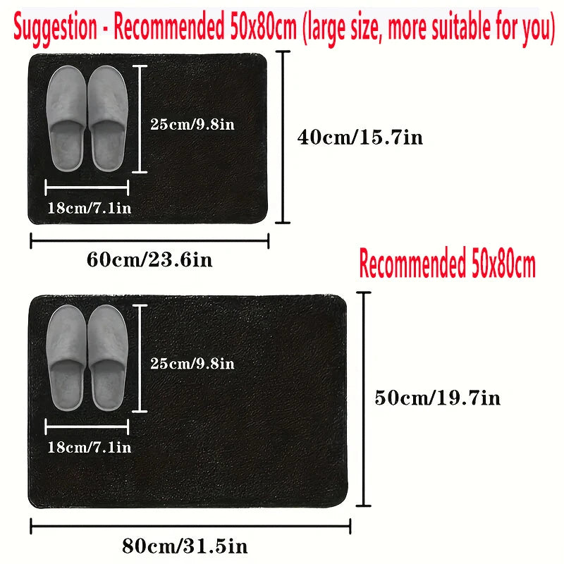 1pc New Type Diatom Mud Bathroom Mat - Quick-drying, super absorbent and anti-slip floor mat.