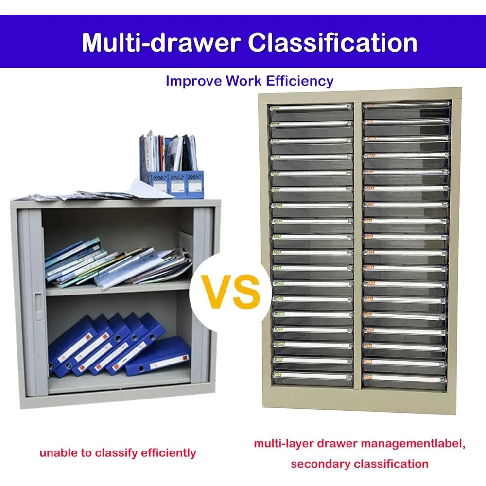 36 Drawers Metal Document Storage Box