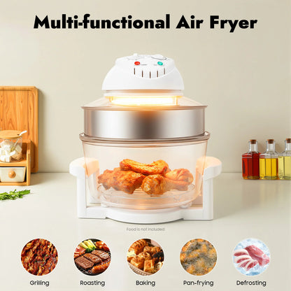 110V 17.96Qt Visual Air Fryer with Grill Rack