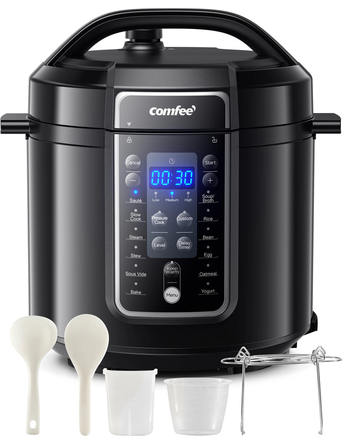 9-in-1 Electric Multi Cooker / Pressure Cooker with13 Presets