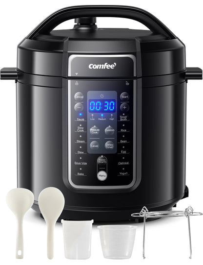 9-in-1 Electric Multi Cooker / Pressure Cooker with13 Presets