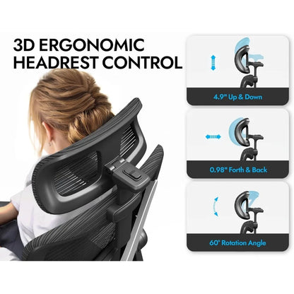X-Shape Gaming and Office Chair with Lumbar Support and Mesh Backrest