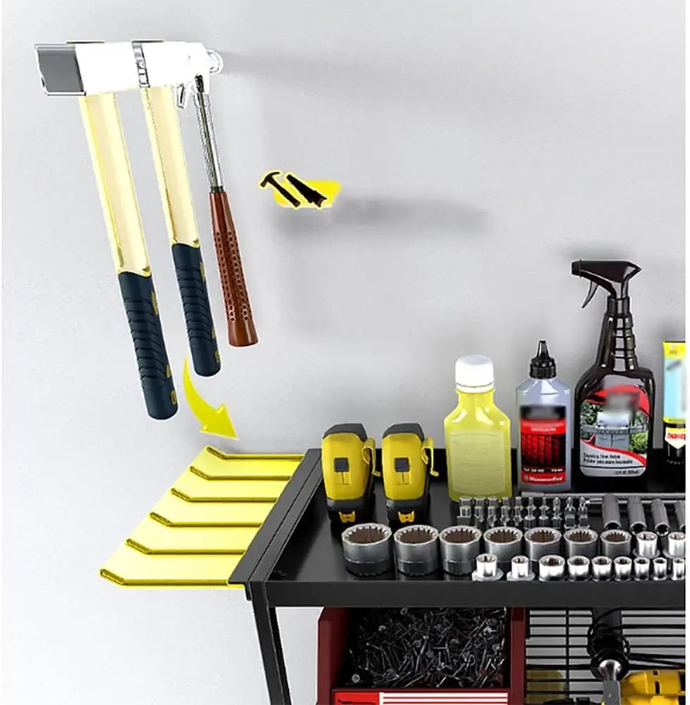 Heavy Duty Power Tool Wall Mounted Storage Rack.