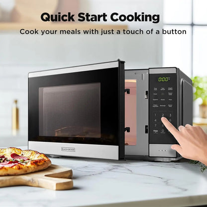 C0.9 Cu Ft Countertop Microwave Oven with One-Touch Start