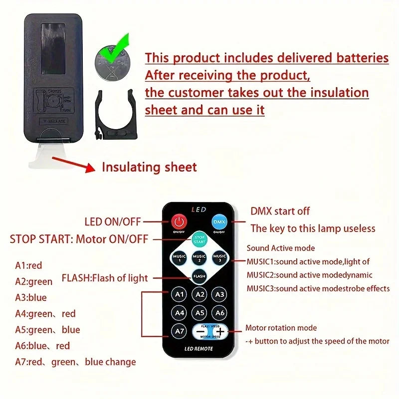 LED Galaxy Projector Night Light with Remote Control