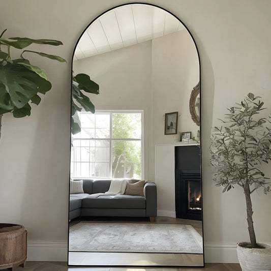 76"x34" Full Length Mirror - Freestanding Full Body Mirror with Stand