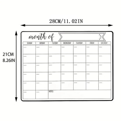 Magnetic Whiteboard Dry Erase Weekly Planner with Marker