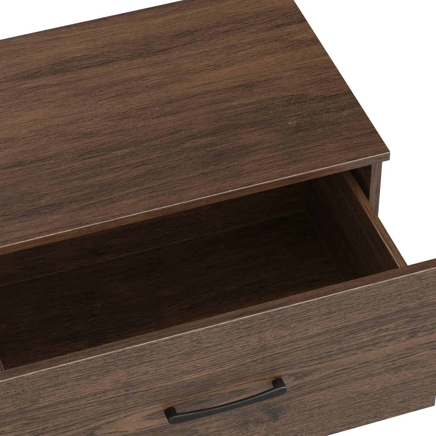 One Drawer Modular Storage System, Walnut,11.5H x 23.75W x 15.75D