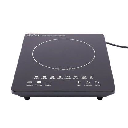110V 750W Electric Induction Cooktop 8 Power Levels