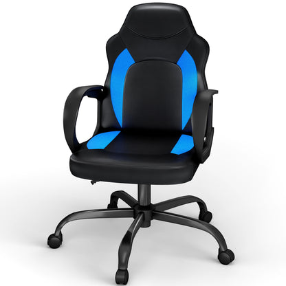 Adjustable Swiveling Leather Ergonomic Gaming Chair