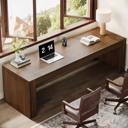 79-Inch Extra Long Desk, Two Person Double Desk