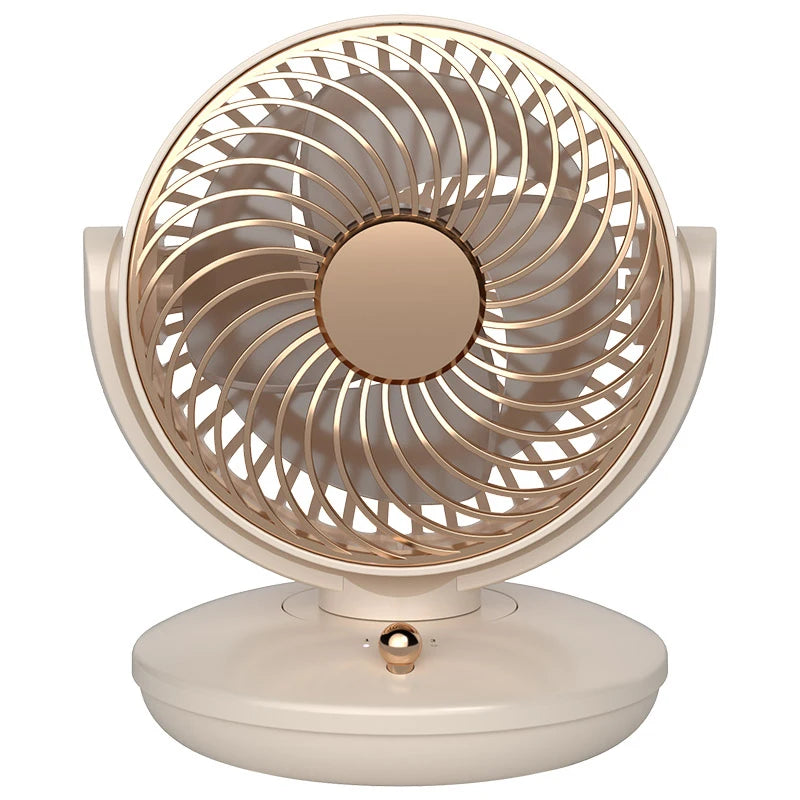 6" Portable Oscillating Desk Fan, 3 Speed Settings