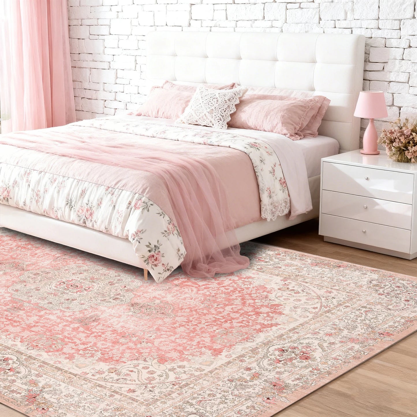 Luxury Washable Living Room Area Rug / Mat