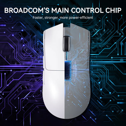 Lightweight Wireless Gaming Mouse with RGB Backlight Charging to 22K DPI, PAW3311 Optical Sensor