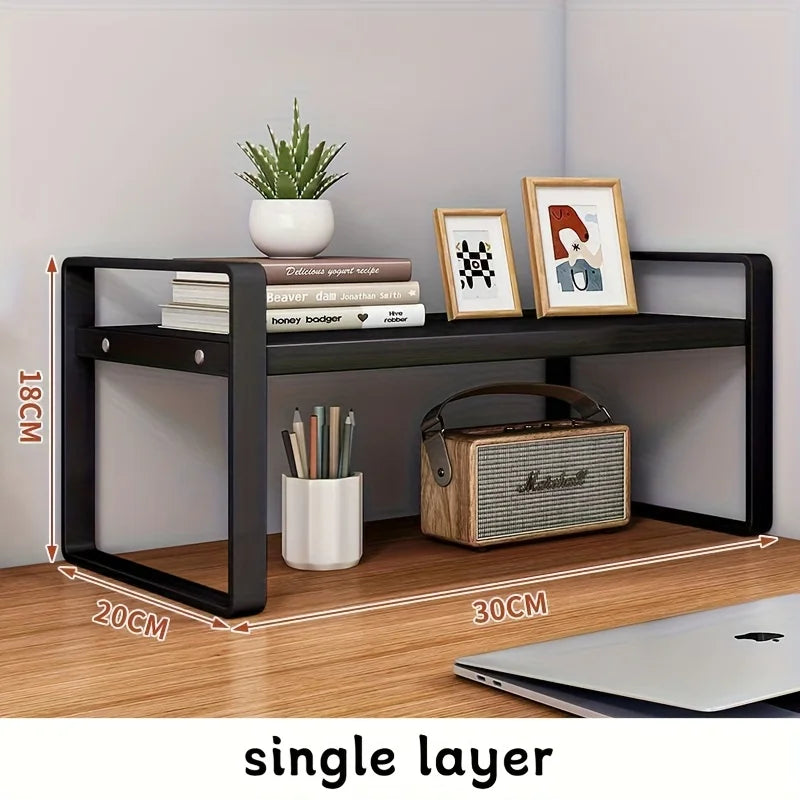 Iron Minimalist Multi-Tier Shelving Unit