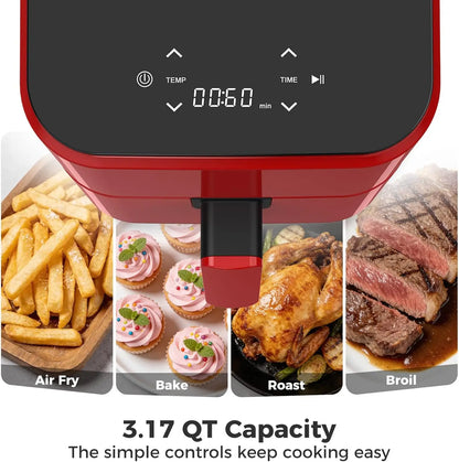 Small Air Fryer with Digital Touch Panel