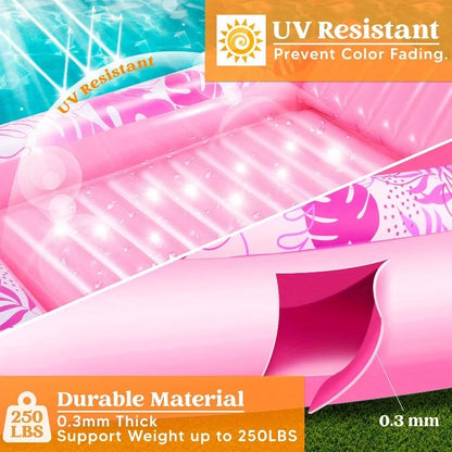 Inflatable Tanning Pool, with Pillow