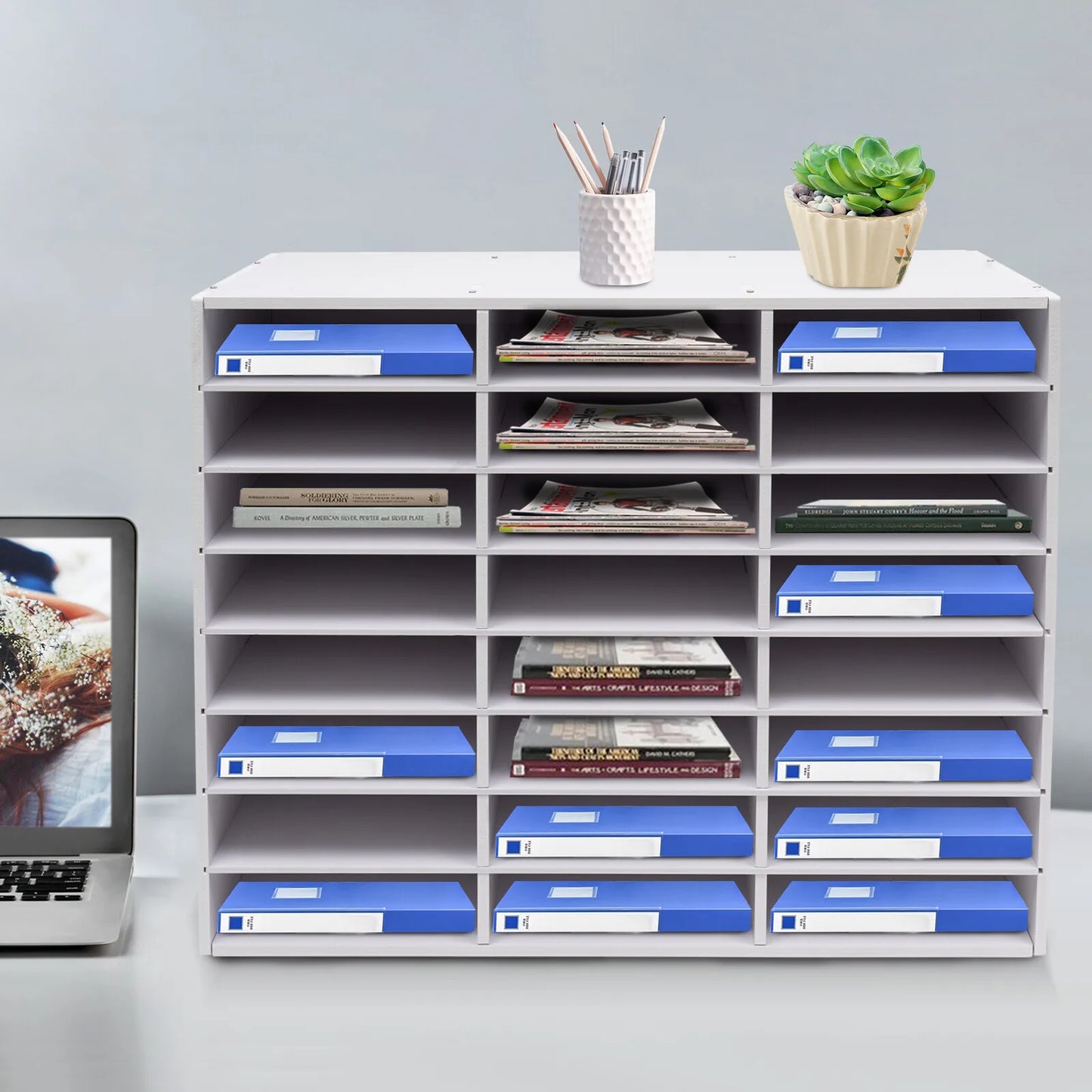Office Document Letter Rack Organizer