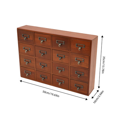 Apothecary Cabinet with 16 Drawers