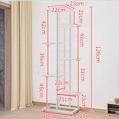 7 Tier Indoor Outdoor, Metal Plant Stand