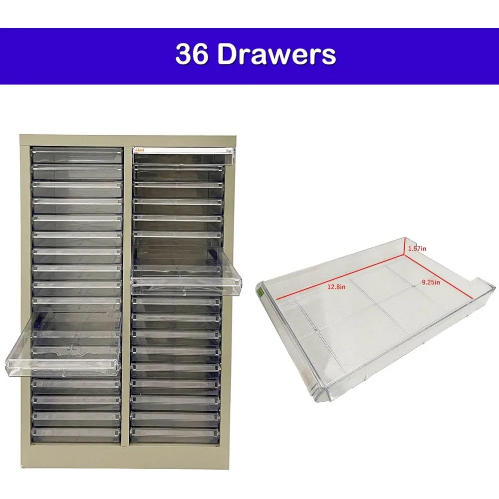 36 Drawers Metal Document Storage Box