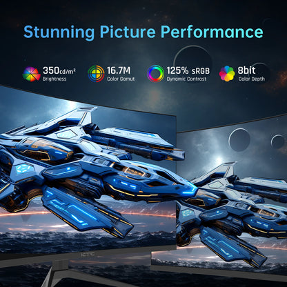 32-inch Adjustable 240Hz Curved Gaming Monitor 1500R 1080P