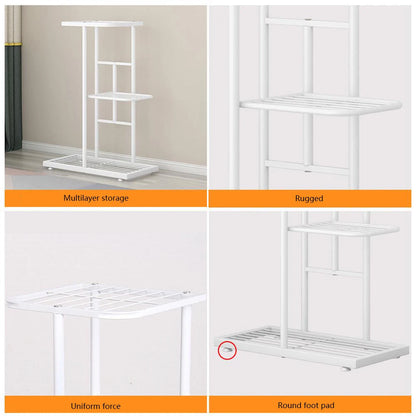7 Tier Indoor Outdoor, Metal Plant Stand