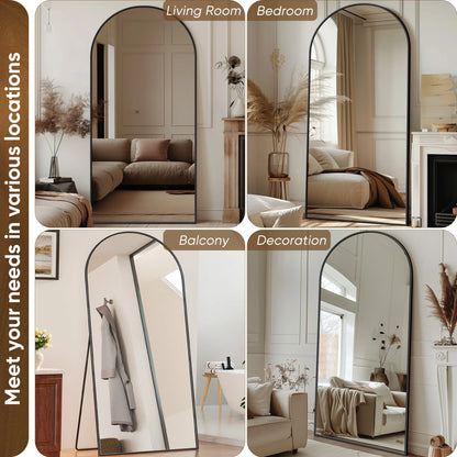 76"x34" Full Length Mirror - Freestanding Full Body Mirror with Stand