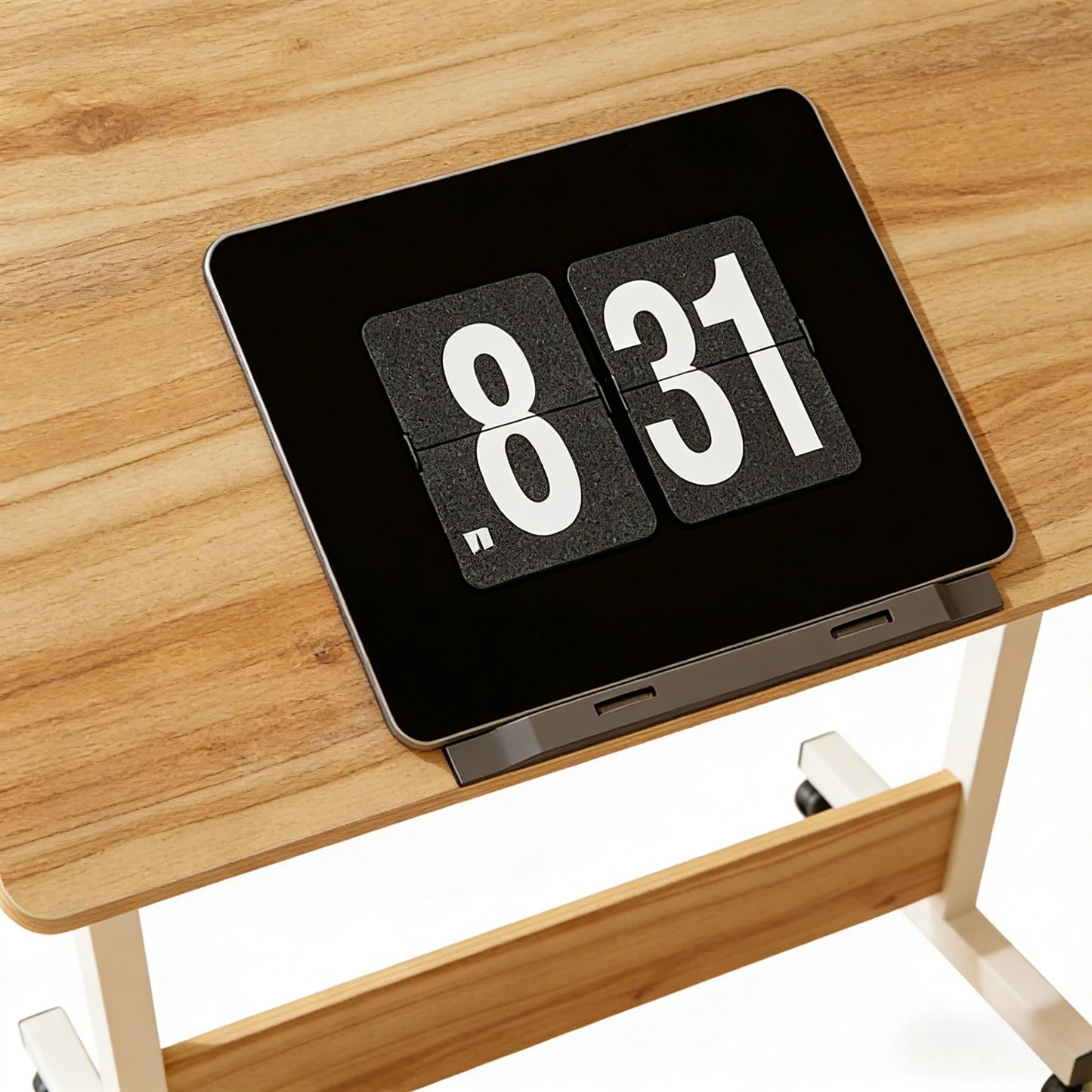 Height Adjustable Standing Desk Ergonomic Table with Wheels