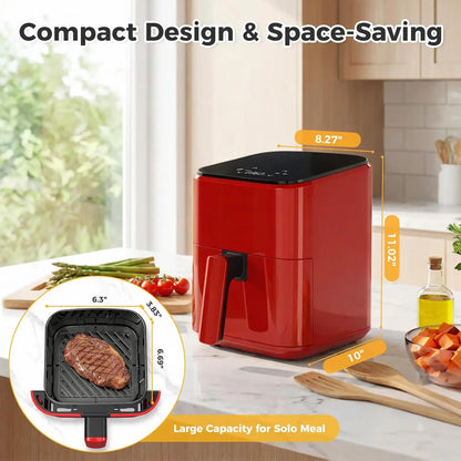 Small Air Fryer with Digital Touch Panel